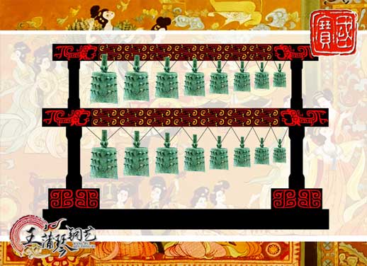 16件晉侯穌青銅編鐘，西周時(shí)期編鐘編磬