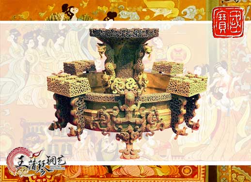 銅尊盤，曾侯乙尊盤，國寶級文物之一